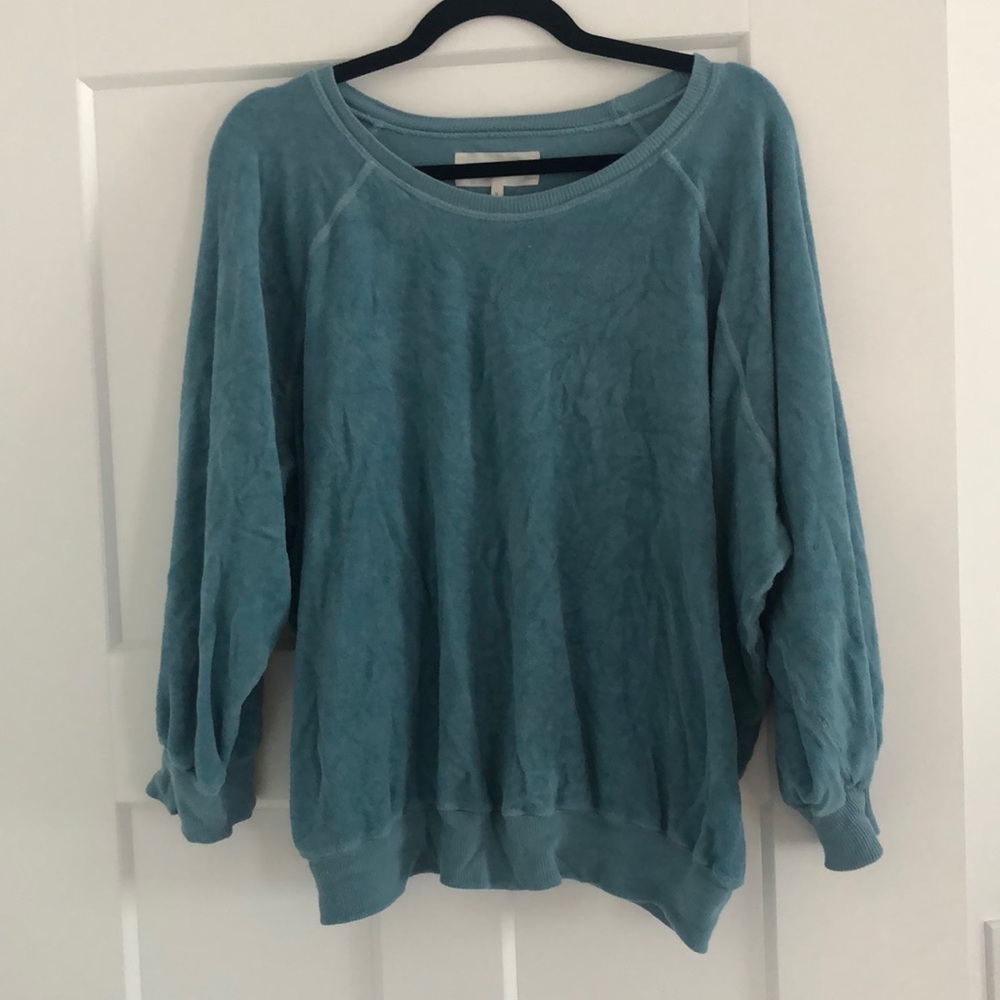 The Great Micro Terry Bubble Sweatshirt (includes pants)